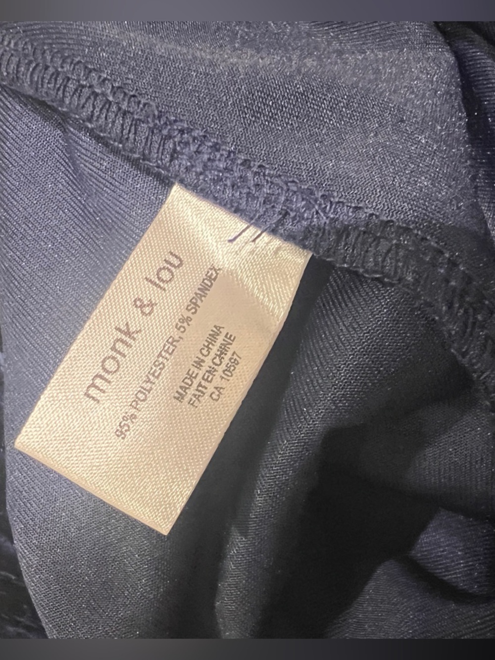 Monk & Lou Sleeveless Navy Velvet Midi Skirt Set - Picture 14 of 14
